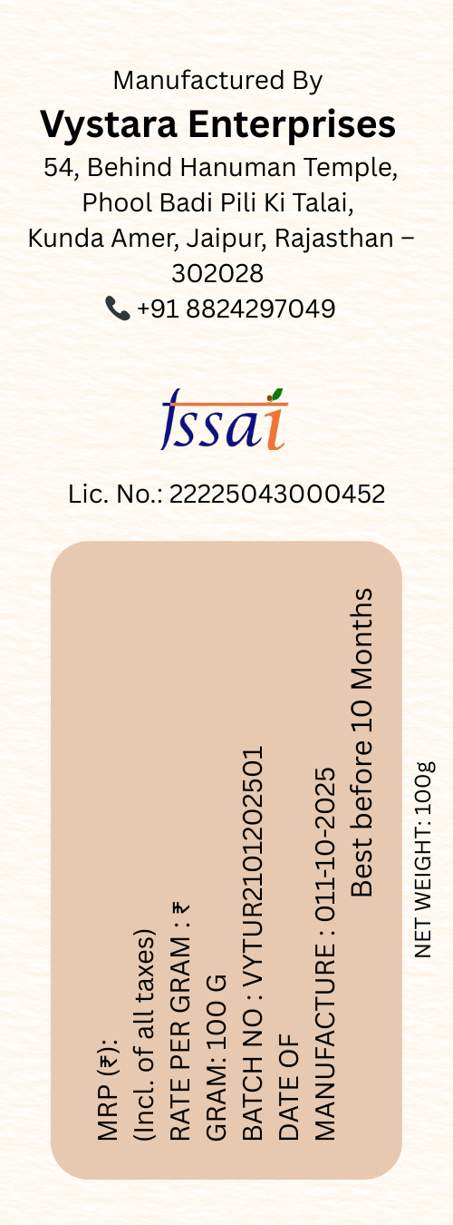 PURE AND NATURAL MULTANI MITTI POWDER (FULLER'S EARTH) – 100g