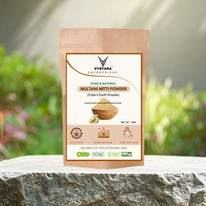 PURE AND NATURAL MULTANI MITTI POWDER (FULLER'S EARTH) – 100g